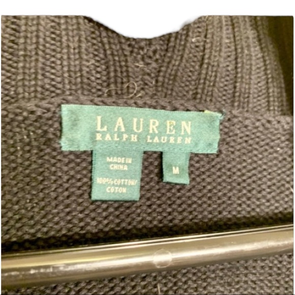 Lauren Ralph Lauren Black Sweater Cardigan - Picture 2 of 4